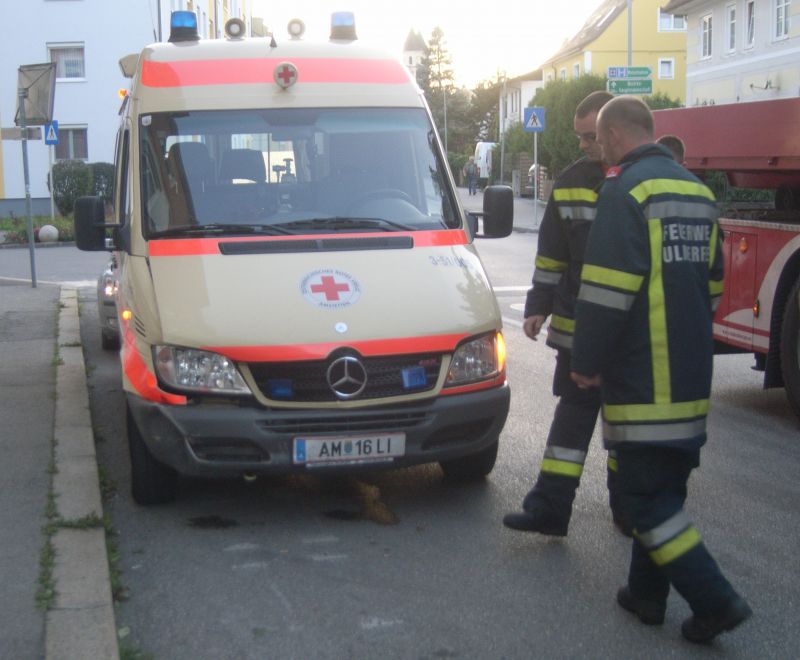 Bildergalerie Verkehrsunfall in Amstetten