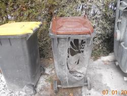 Bildergalerie M�lltonnenbrand