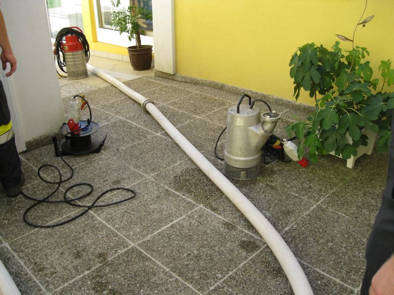 Bilder Auspumparbeiten