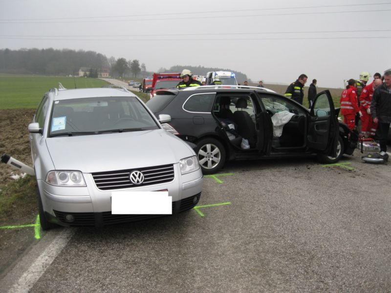 Schwerer Verkehrsunfall