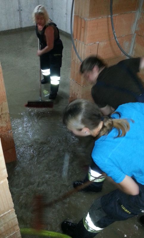 Auspumparbeiten in Hausmening